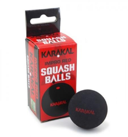 Kırmızı Noktalı 2'li Squash Topu