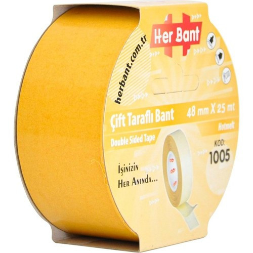 Çift Taraflı Kağıt Bant Askılı 48Mm X 25 Metre SP3508