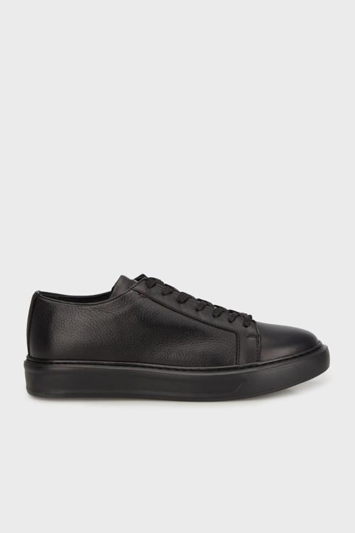 Hakiki Deri Sneaker Erkek Ayakkabı 15217494S8 SİYAH