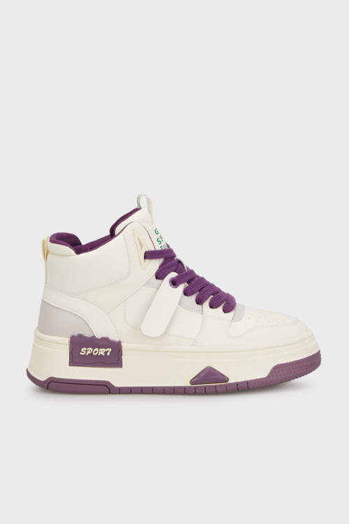 Deri Sneaker Bayan Ayakkabı 38924K3582 MOR