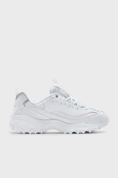 D'Lites-Finest Pick Logolu Hakiki Deri Sneaker Bayan Ayakkabı 150038 WHT BEYAZ