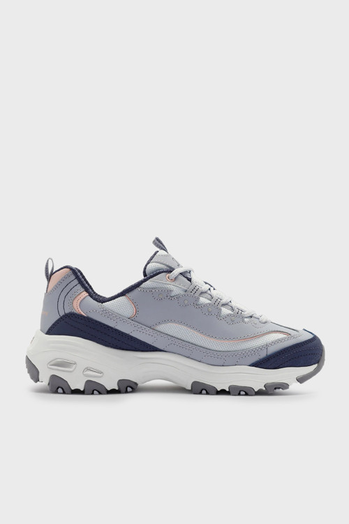 D'Lites- Popular Vote Deri Karışımlı Logolu Sneaker Bayan Ayakkabı 150241 LBMT AÇIK MAVİ