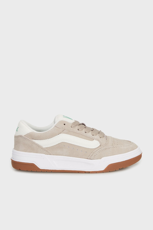 Hylane Deri Karışımlı Logolu Sneaker Unisex Ayakkabı VN000D1JCY91 Gri-Krem