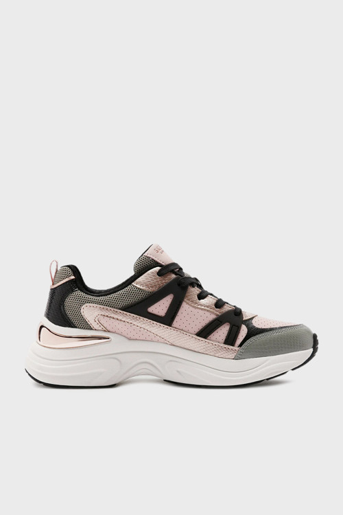 Hazel Renk Bloklu Kalın Taban Sneaker Bayan Ayakkabı 177576 OLMT YEŞİL
