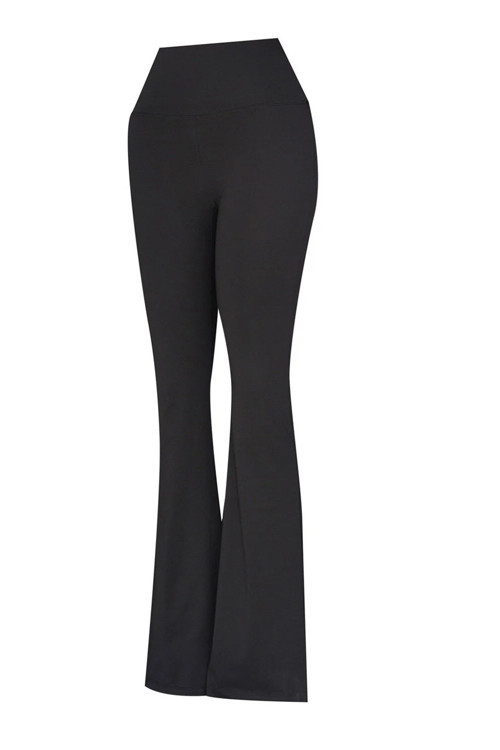 Slim Fit Logo Baskılı Yüksek Bel İspanyol Paça Bayan Eşofman Altı 932455-2001 SİYAH