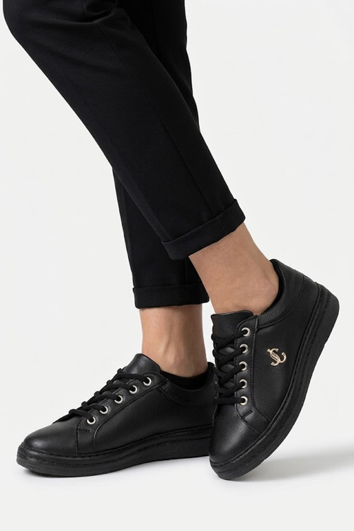 Elit BTFLRMRC-5400 Kadın Klasik Sneaker Siyah