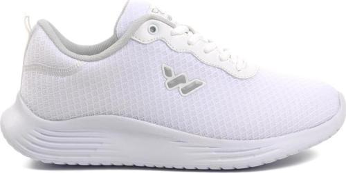 Aldan Beyaz Fileli Hava Alan Unisex Spor Ayakkabı