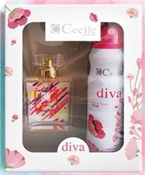 Parfüm Set Bayan Diva Edt 55Ml+ Deo 150Ml