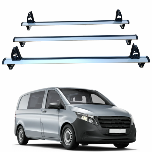Mercedes Vito 2015-2025 W447 Araç Üstü Merdiven Sabitleyici, Yük Taşıma Sistemleri Pratik Seri 3 Adet