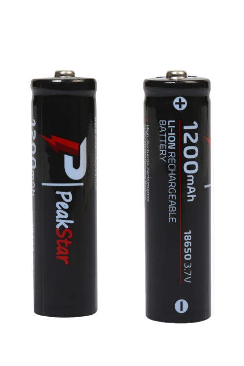 3.7 V 1200 Mah Şarj Edilebilir 18650 Turbo Model Li-İon Şarjlı Pil