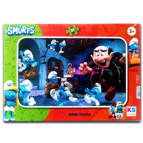 Frame Puzzle Şirinler 24 Parça Puzzle
