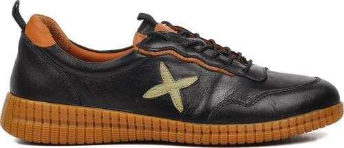 2216112Y Siyah Hakiki Deri Kadın Günlük Ayakkabı