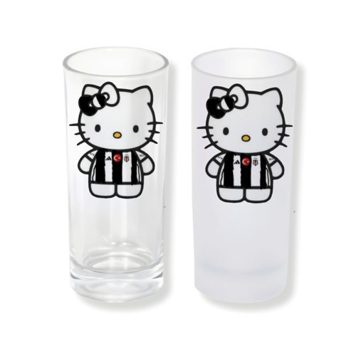 Beşiktaş Hello Kitty Buzlu ya da Buzsuz seçenekleriyle Rakı Bardağı
