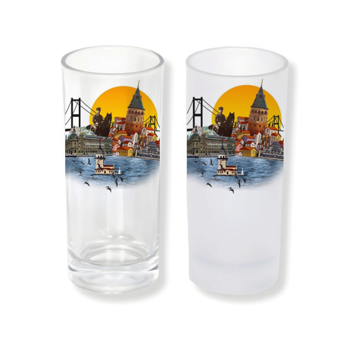 İstanbul Buzlu ya da Buzsuz seçenekleriyle Rakı Bardağı