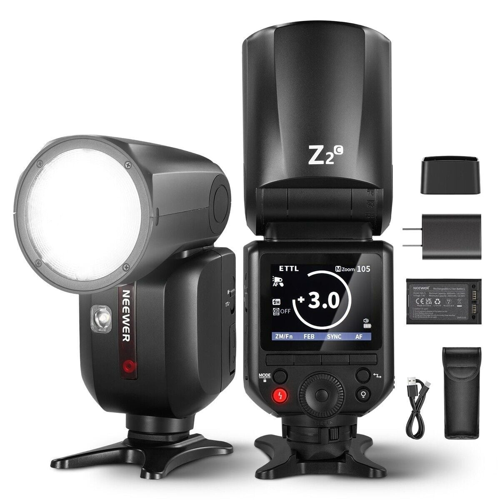Z3R-C Canon Uyumlu 100W Yuvarlak Kafa Akülü