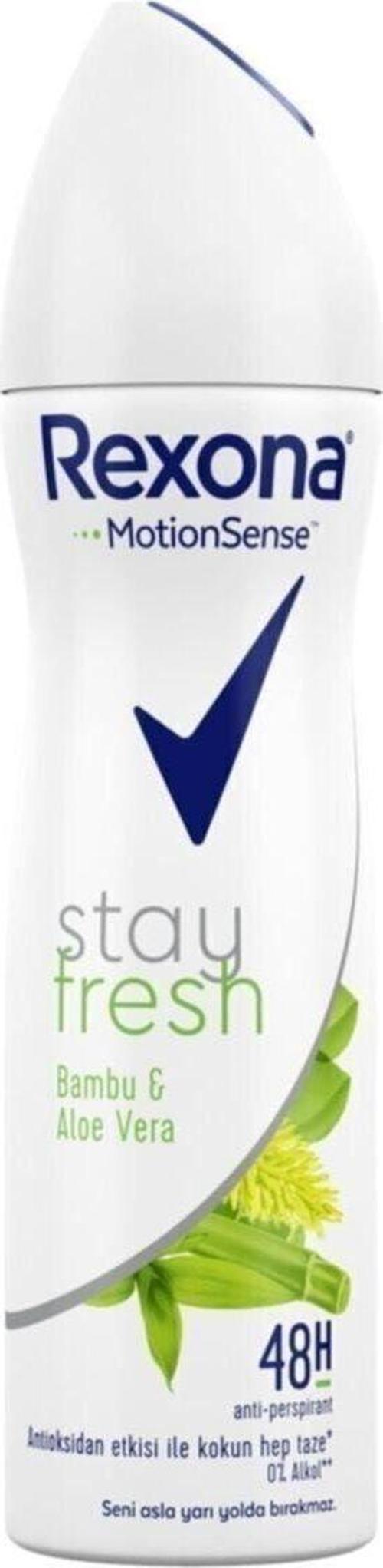 Deodorant Kadın Stay Fresh Bambu & Aloe Vera Sprey 150Ml Bayan