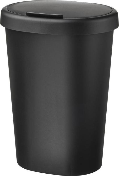 Hölass Plastik Çöp Kutusu - Siyah - 8 lt