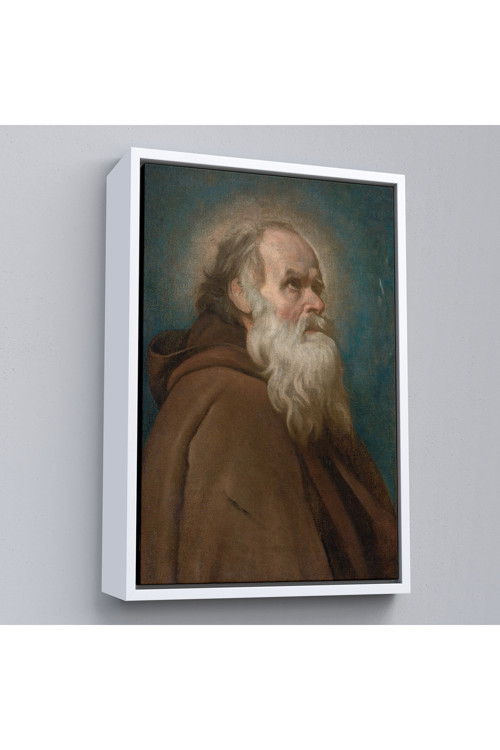 Çerçeveli Diego Vel zquez - San Antonio Abad Başhahip Tablosu-7385