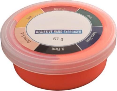 El Egzersiz Hamuru 57 gr Kırmızı Renk (Orta)