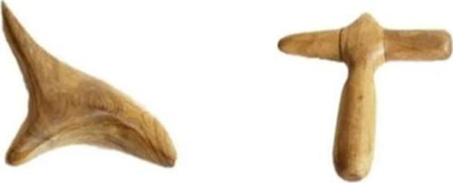 Madero Terapi Ahşap Graston Masaj Aparatı 2 li Set Model C