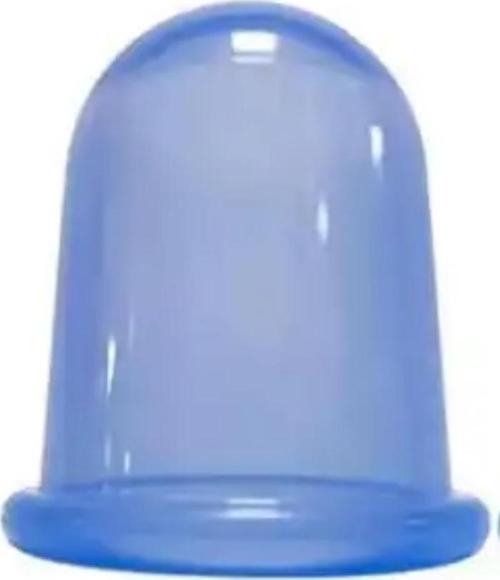 Silikon Selülit Masaj Kupası Mavi Renk En Büyük Boy