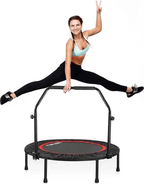 Trambolin 100 cm Fitness Ev Tipi Tutma Kollu Trampoline