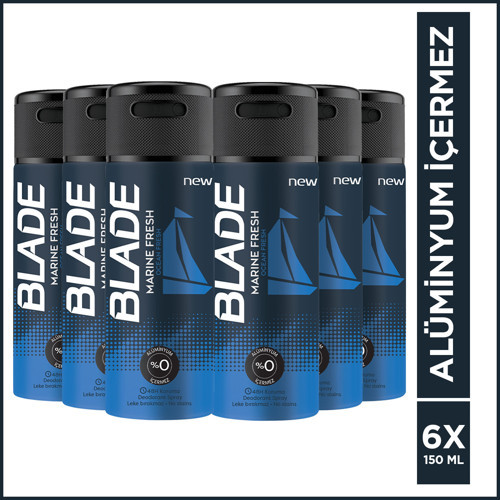Marine Fresh Deodorant 6x150ml
