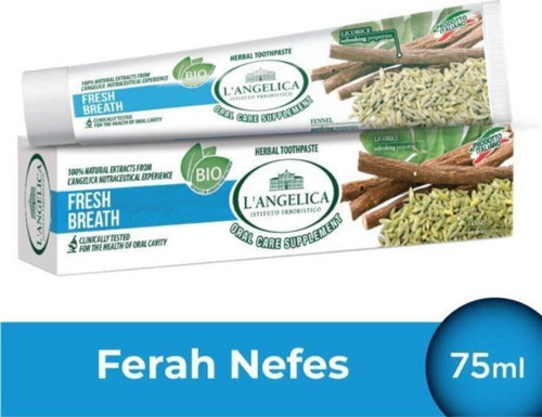 Rezene Nane Diş Macunu Ferah Nefes - Fresh Breath Herbal Toothpaste Fennel-mint 75 Ml