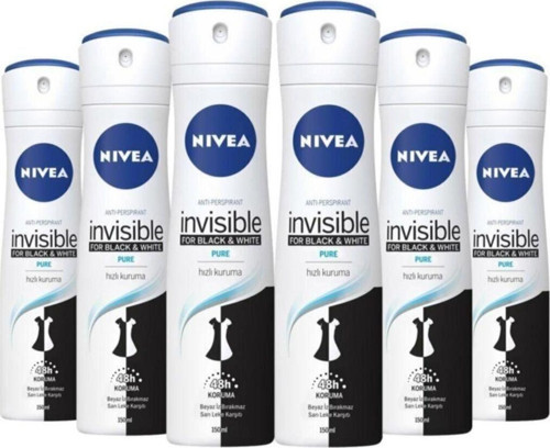 Deodorant B&w Pure 150ml X 6