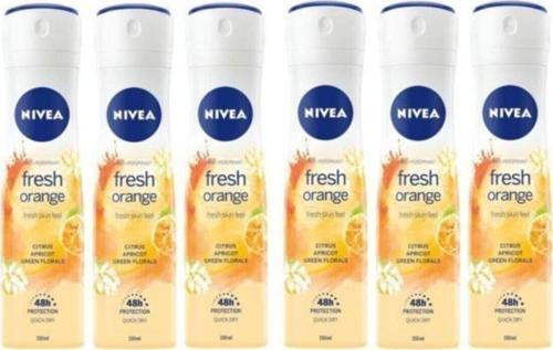 Fresh Orange Deodorant Sprey 150 ml*6 Adet
