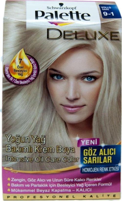Saç Boyası 9-1 Küllü Sarı