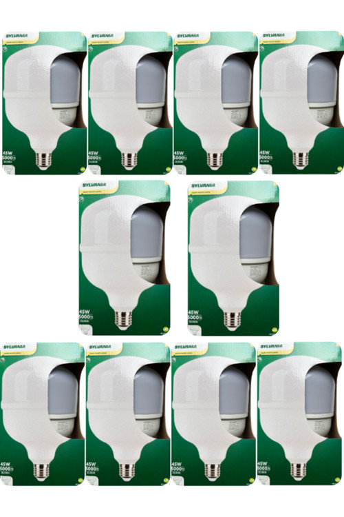 (10 Adet) Sylvania 45W 3000K (Sarı Işık) E27 Duylu (Kalın Duy) Torch Led Ampul