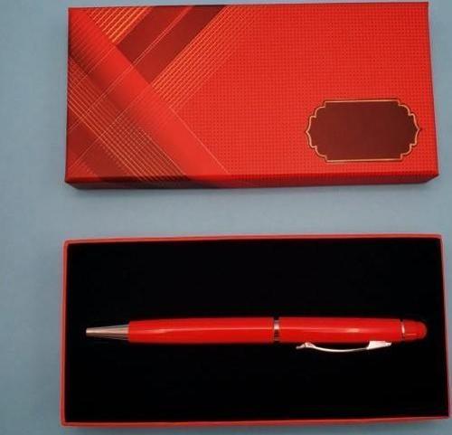 Kırmızı Tükenmez Kalem Touchpen Dekoratif Hediyelik