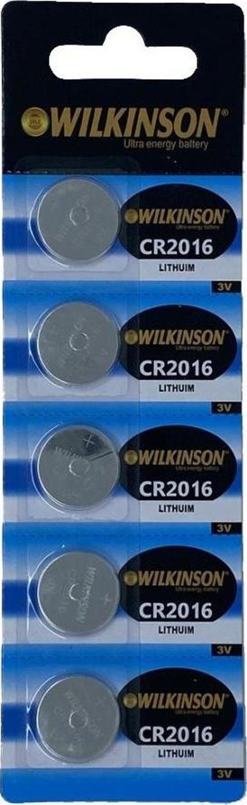 WILKINSON 2016 3V Lityum Düğme Pil 5'li Paket