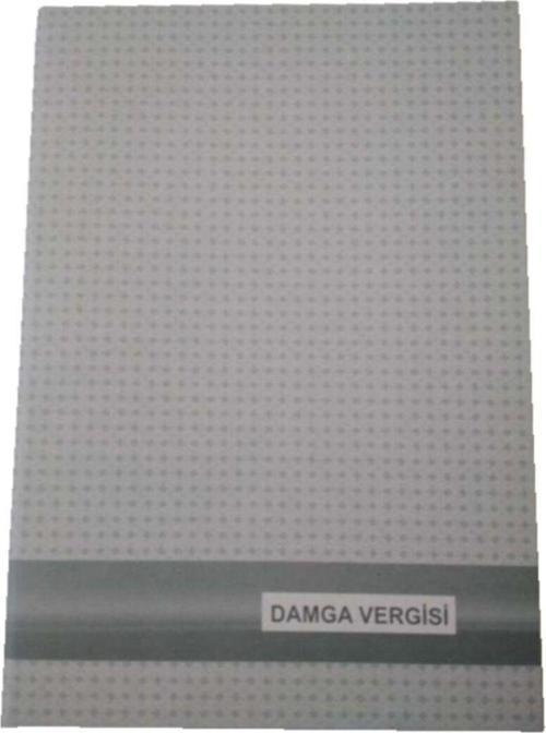 Damga Vergisi Defteri 40 Yaprak Karton Kapak Numaralı