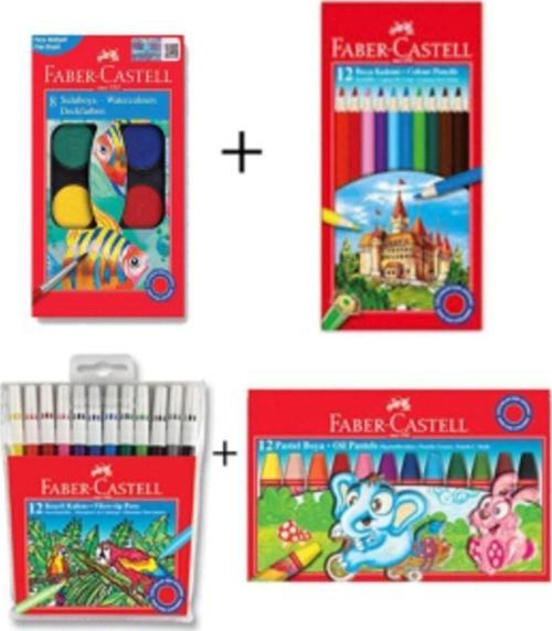 Faber-Castell Öğrenci 4'lü Boyama Seti