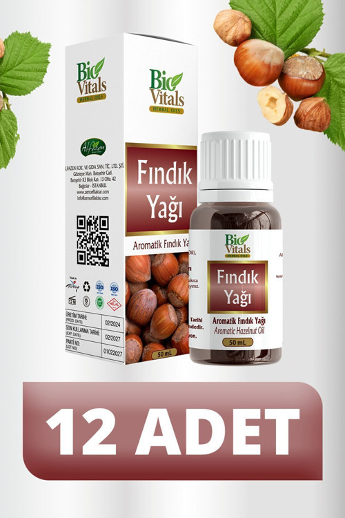 Fındık Yağı 12 ADET-Box 50 ml
