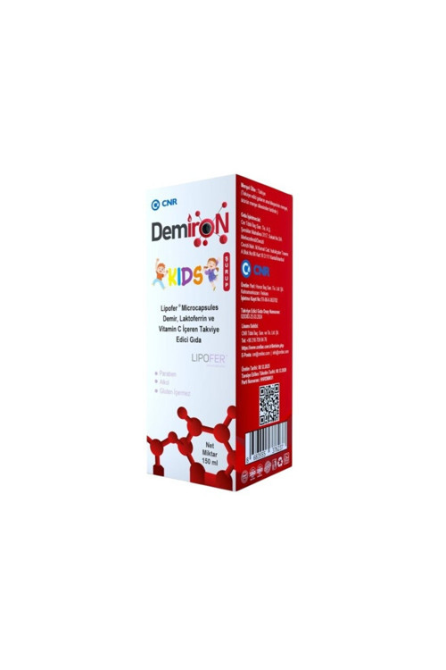 Demiron Kids Demir, Laktoferrin ve Vitamin C Sıvı 150ml