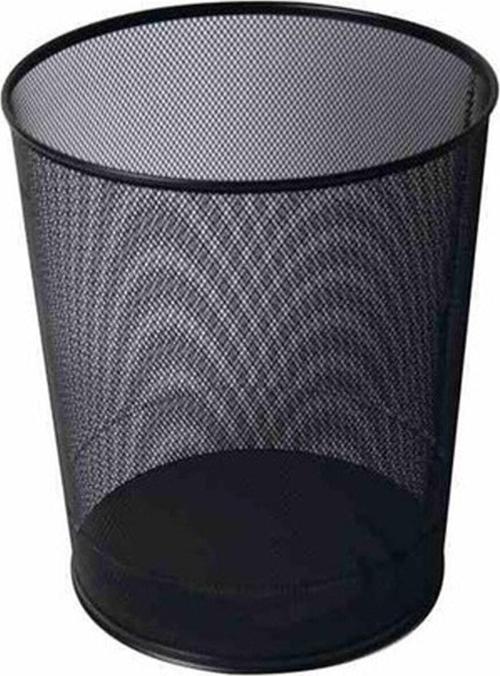 Kraf Metal File Çöp Kutusu Siyah Renkli 540g Fx