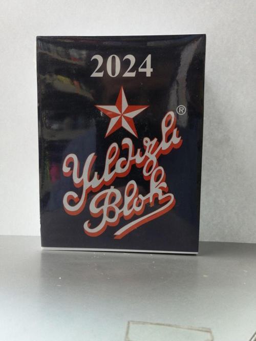 Yıldızlı Blok Masa Takvimi 2024