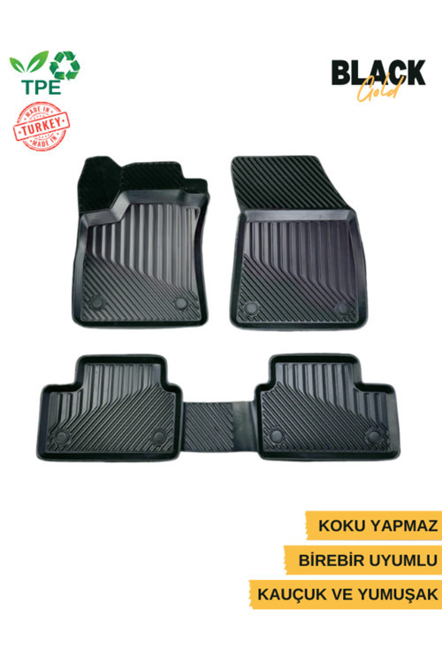 Citroen C5 Aircross 2017+ 3D Kauçuk Oto Paspas Birebir Uyumlu Any