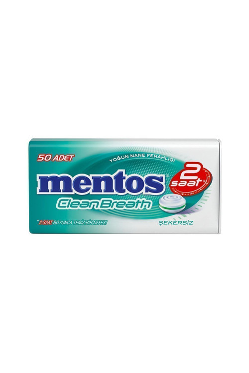 Clean Breath 2 Saat Yoğun Nane Aromalı Teneke Kutulu 12 Adet 35 Gr.