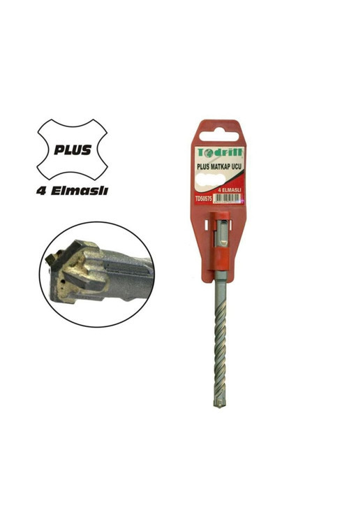 TD50641 28X450 Sds Plus 4 Elmaslı Matkap Ucu