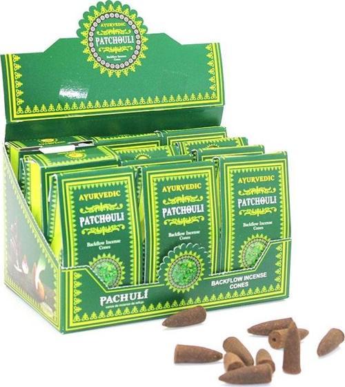 Ayurvedic Konik ( Geri Akış ) Tütsü Patchoulı Aromalı konik Patchoulı