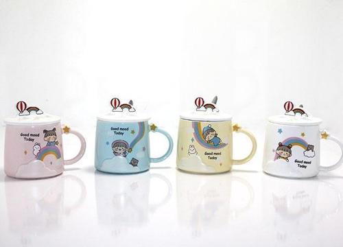 Gökkuşağı Modelli Kupa Bardak ALK338