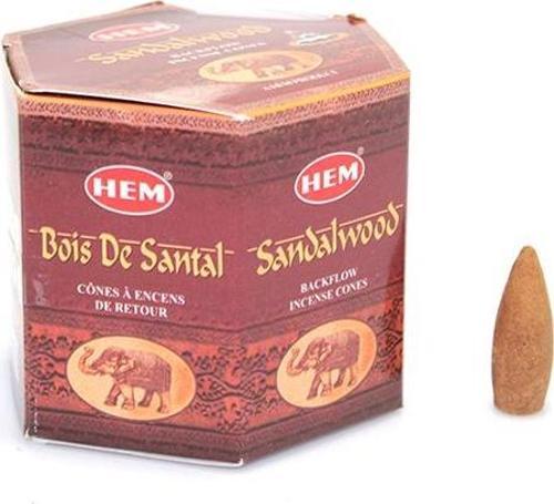 Hem Sandalwood Backflow Cones Tütsü
