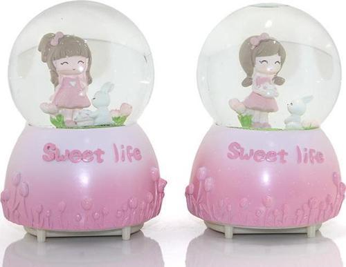 Kar Küresi Işıklı Müzikli Küre 13 Cm ALK282