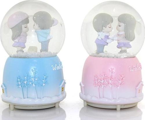 Kar Küresi Işıklı Müzikli Küre 13 Cm ALK284