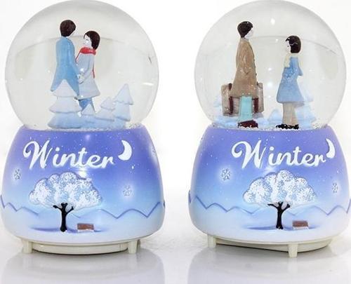 Kar Küresi Işıklı Müzikli Küre 13 Cm ALK288