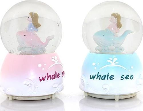 Kar Küresi Işıklı Müzikli Küre 13 Cm ALK296